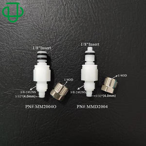 Conector Rápido de Plástico POM Serie M de 1/8 Pulgada con Tuerca de Bloqueo para Uso Médico, Alimentario e Industrial - Product Image 3