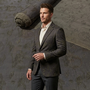 Vêtements islamiques de luxe pour hommes, robe Xiangyunsha, motif craquelé unique, tenue modeste, 100% soie de mûrier pour hommes musulmans - Product Image 3