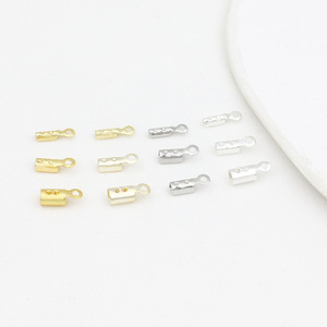 Connecteur de boucle de bijoux en fil rond pour la fabrication de bracelets, en cuivre, modèle B48 - Product Image 4