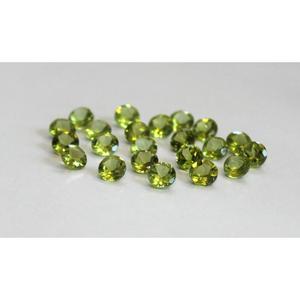 Gema de Peridoto Verde de 5 mm y 0.513 Quilates, Talla Brillante Redonda, para Joyería - Product Image 2