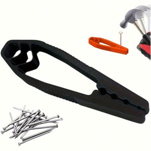 Portable Nail Fixer Tool Woodworking Nail Fixer <b>Plastic</b> <b>Sliding</b> Joint Pliers Protect Fingers for Maintenance and Woodworking - Product Image 2