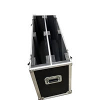 Boîtier de transport en aluminium personnalisé pour outils, 12U 14U 16U 20U, grand format, durable, étanche et anti-poussière