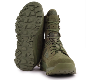 SFB8 LUDEY men <b>hiking</b> working Outdoor camping black tactical <b>boots</b> no side zip stock wholesales - Product Image 3