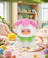 Neues Trendiges Vinyl-Gesichts-Plüschtier, Blumenfee-Babypuppe Schlüsselanhänger, Kreativer Rucksack-Charm, Süßes Geschenk zum Geburtstag