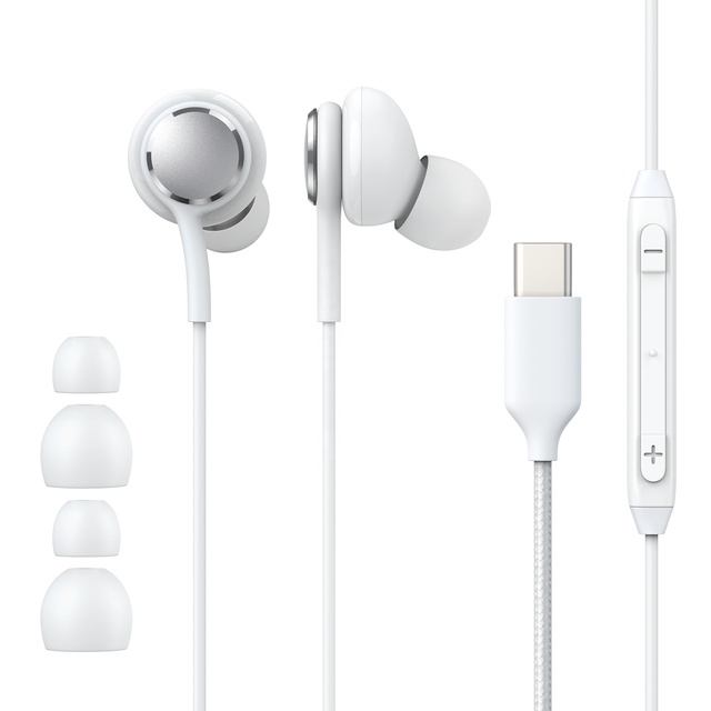 USB Type C Wired Earphone Universal In-Ear Stereo Earbuds With With Mic/Remote Control for Samsung Galaxy Note 10 20 Xiaomi