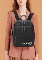 Sac à dos pour ordinateur portable pour femmes d'affaires de qualité supérieure personnalisé, léger, en nylon, sac à dos pour ordinateur portable pour femmes