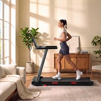 Caminadora Plegable con Motor sin Escobillas de 0.85HP, 12 Programas y Prueba de Frecuencia Cardíaca para Ejercicio en Casa