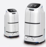 Robot de livraison autonome Hot Keenons W3 W3 Lite pour hôtels, avec ascenseur et livraison sans contact d'articles multi-compartiments - En stock