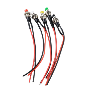 Wintai-Tech Drucktastenschalter PBS-110 7MM Kleiner Elektronischer Kabelverbundener Lötanschluss 250V 3A IP35 Selbstrückstellend Momentan - Product Image 4