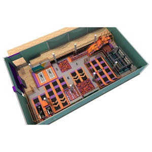 Trong nhà sân chơi <span class=keywords><strong>Trampoline</strong></span> công viên trò chơi Robot thủ môn Trò chơi bắn súng thông minh tương tác bóng đá - Product Image 2