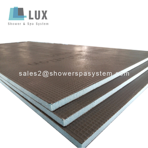 Panneau mural <span class=keywords><strong>pour</strong></span> salle de bain WEDI LUX-Tile Backer Board, panneau en polystyrène et fibre de verre, isolation de <span class=keywords><strong>sol</strong></span>, design moderne, garantie 5 ans - Product Image 3