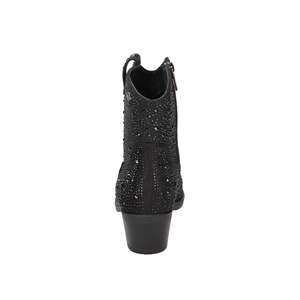 Stivaletti da Donna Xti 143116 Neri Stile a Metà Polpaccio con Dettagli in Strass - Product Image 4