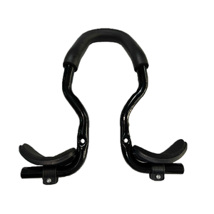 Guidon de vélo en alliage d'aluminium <span class=keywords><strong>noir</strong></span> Shinesoon pour vélos <span class=keywords><strong>BMX</strong></span> pour enfants, vélos de montagne, vélos de route, cruisers, style TT, <span class=keywords><strong>poignée</strong></span> de repos - Product Image 4