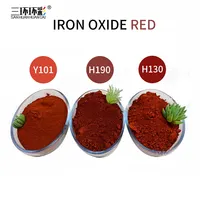 Pigmentos vermelhos de óxido de ferro para tinta de chão, tijolo de cor de cimento, pigmentos de pó de óxido de concreto