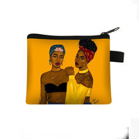 Pochette cosmétique de voyage avec logo personnalisé Trousse de maquillage vierge écologique avec fermeture à glissière Motif de dessin animé