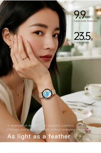 Reloj Inteligente para Mujer, Relojes de Moda con Esfera Personalizada, Monitor de Salud y Actividad Física, Smartwatch para Android <span class=keywords><strong>IOS</strong></span> LE08, Reloj Deportivo Inalámbrico - Product Image 3