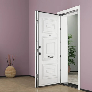 Porte d'entrée blindée en métal SFA-086, porte de sécurité commerciale manuelle - Product Image 1