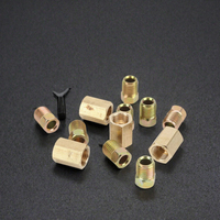 Raccord réducteur forgé en laiton à basse pression, hexagonal, 1/4'' NPT