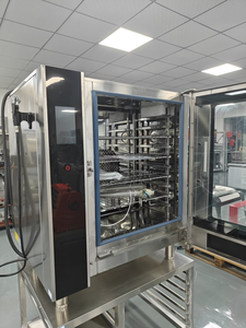Thương mại 10 khay hấp điện kết hợp hơi nước nướng lò <span class=keywords><strong>Countertop</strong></span> Combi lò cho nhà bếp chuyên nghiệp - Product Image 3