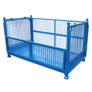 Contenedor de malla de alambre contenedor de Still de alta resistencia utilizado para Storagaing varios productos, transporte metálico de logística Indust - Product Image 1