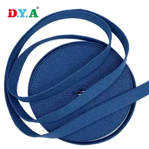Ağır ağırlık kalınlaştırmak dayanıklı mavi pp polipropilen dokuma bant 25mm özelleştirmek boyutu çanta kayış kemer