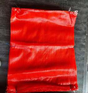 Bolsas de malla de plástico de polipropileno para embalaje de cebolla, color rojo, 47x85cm, 47x80cm - Product Image 1