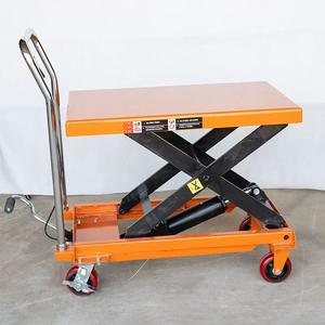 手動油圧シザーリフトテーブル-モバイルエレベーターコンパクトリフターシンプル小型プッシュプラットフォームカート - Product Image 6