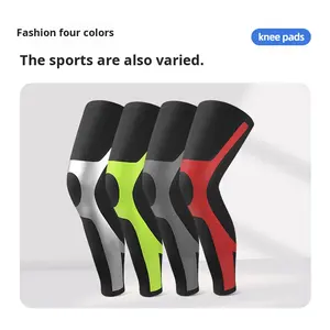 Genouillères de sport respirantes antidérapantes en tricot de compression en <span class=keywords><strong>polyester</strong></span> pour hommes et femmes, basketball, football, cyclisme en plein air - Product Image 1