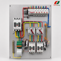 Boîtier de distribution d'alimentation double DaFengXing ATS 40-80A IP30, commutateur de transfert automatique pour alimentation industrielle basse tension