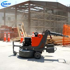 Meuleuse à béton à 12 lames haute efficacité avec moteur et boîte de vitesses pour le nivellement et le ponçage des sols - Product Image 1