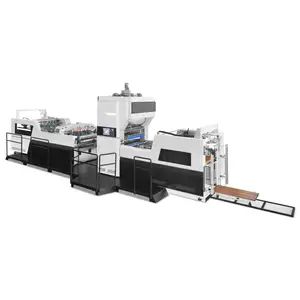 NFM-H1080 Intelligence Automatic Water Base Gluing Dry Film Laminating Machine(Hot Knife)