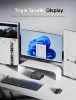 Chipboard MINISFORUM UM690L Slim Mini PC Amd 9 6900hx Lpddr5 32gb Output Video 8K Usb4(8k) Seri Dp Kapasitas Dapat Diperluas