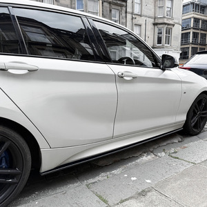 Amp-Z Side Skirts Carbon Fiber Texture Matte Finish For Bmw 1 Series F20 F21 M Sport 2011-2019 - Product Image 2