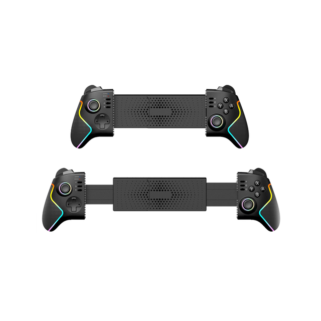 Six-Axis Motion Control Hall Joystick for Nintendo Switch 2/Switch/OLED Joy Pad Con RGB Lights Controller with Motion Sensors