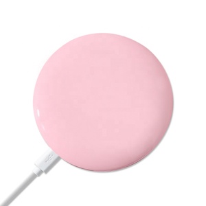 Custom logo Box Portable Mini Round Lady <strong>LED</strong> <strong>Makeup</strong> <strong>Mirror</strong> with USB - Product Image 2