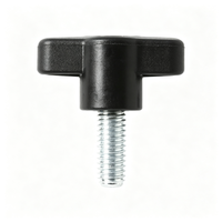 T Handle Thumb Screw Knob Bolt Stainless Steel Thread Metric A2-70 M6 Zinc Plating for Equipment Adjustment