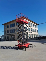 Plateforme mobile hydraulique électrique 500KG-1000KG, grue à rail, élévateur 4-12M, échafaudage en acier au carbone pour hôtels, neuf