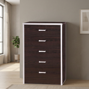 High Quality Modern Wooden Chest Drawer 5 Drawer <b>Bedroom</b> Wood <b>Storage</b> <b>Cabinet</b> Student Book Shelf Living Room Bathroom Made - Product Image 2
