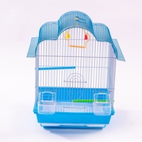 Cage d'élevage pliable plaquée or pour oiseaux, idéale pour perroquets et canaris - Vente en gros