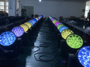 MAC <span class=keywords><strong>Aura</strong></span> 19PCS * 15W Led Zoom Wash Luz con cabezal móvil LED Wash Stage Lights para interior DJ Disco Concierto <span class=keywords><strong>Discoteca</strong></span> DMX512 Control - Product Image 6