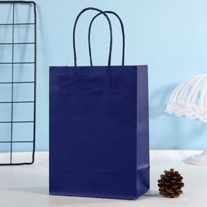 Hot Selling Eco-Friendly Portable Thickened Kraft Paper Grocery <b>Bag</b> with Microwaves for Supermarket and Takeout Use - Product Image 1