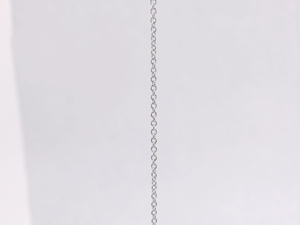 Delicadas Cadenas de Collar Pequeñas de Plata de Ley 950 con Glifos Entrelazados y Patrones Brillantes, Accesorio Minimalista Unisex para el Campus - Product Image 6