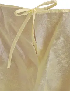 Robe d'isolation Unique jaune, de qualité garantie, étanche, jetable, usage Unique, collection 2020