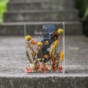 Cadre photo creux DIY, cadre photo décoratif, boîte cadeau pour la Saint-Valentin, boîte à fleurs séchées, boîte transparente en acrylique - Product Image 4