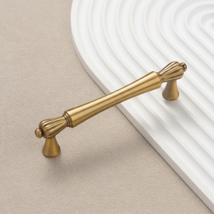 Poignée de <span class=keywords><strong>meuble</strong></span> <span class=keywords><strong>vintage</strong></span> cannelée en alliage de zinc pour tiroir, armoire, cuisine, placard - Product Image 6