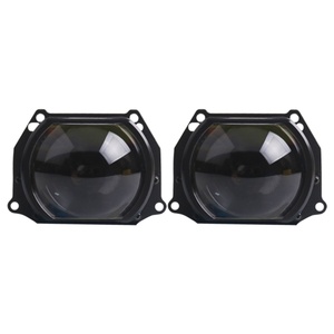 Square Lens A3 12V 6000K White Color Bi LED <b>Projector</b> Lens New Arrival 58W Car <b>Light</b> for Front Lamp Low High Beam - Product Image 1