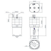 Fabricants chinois de pompes à air à micro-diaphragme 12V DC de haute qualité, mini-pompes à vide pour l'échantillonnage chimique