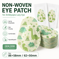 Pansements adhésifs médicaux OEM jetables et respirants pour amblyopie et œil paresseux, sans latex, pour enfants