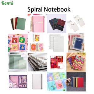 Bloc-notes Mk Memo Pad 80 feuilles, mini carnet de notes, joli journal A7, reliure spirale, couverture en papier, impression UV, planificateur cadeau pour l'école - Product Image 5