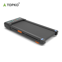 TOPKO 15% Inclinación automática Entrenamiento en casa Máquina para correr Cinta de correr Almohadilla para caminar